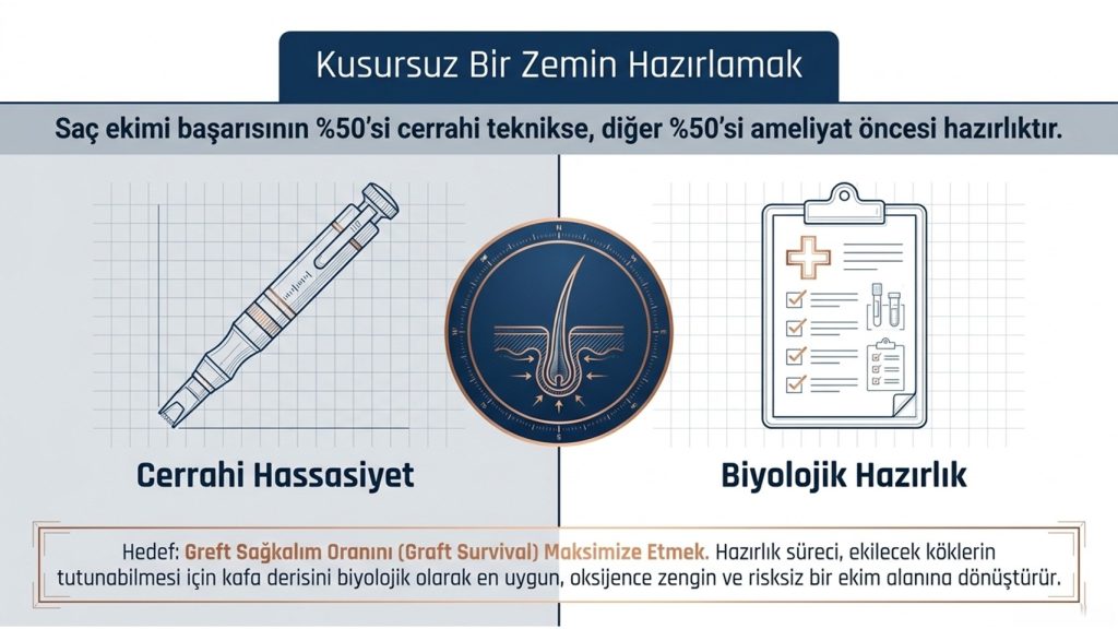 SAÇ EKİMİ ÖNCESİ HAZIRLIK