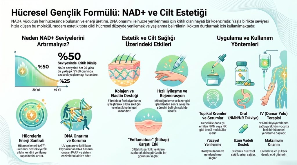NAD+ VE MEDİKAL ESTETİK KULLANIM